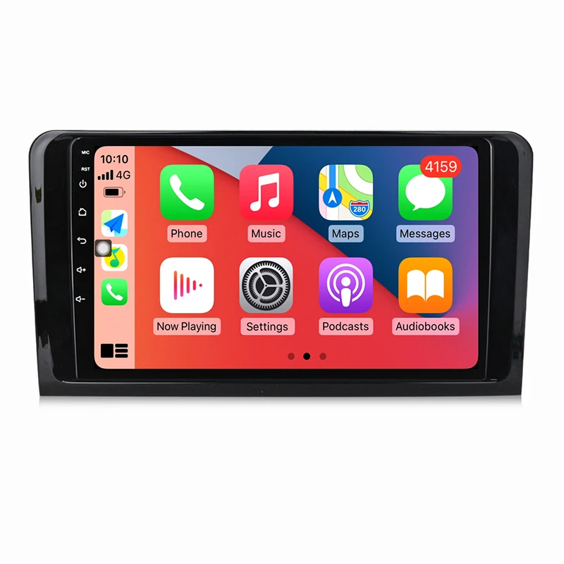 Адаптер рамки автомагнитолы для Mercedes-Benz M-класса W164 GL X164 ML ML350 ML50 Canbus Box Decoder Dashboard Trim Kit Panel.