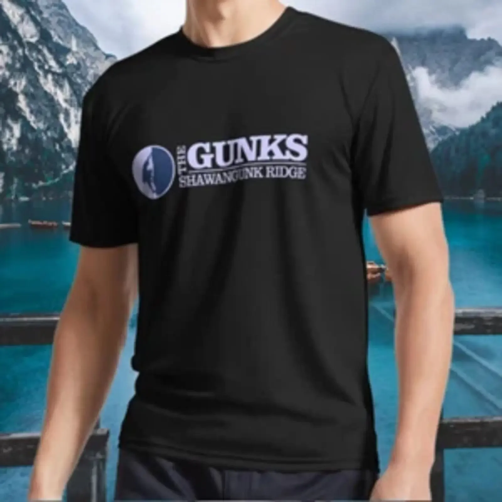 Фото Новая футболка The Gunks CLB с логотипом, активная, забавная, размеры от S до 5XL, винтажная, с эффектом потертости, удобная, универсальная, в стиле стритвир. №1