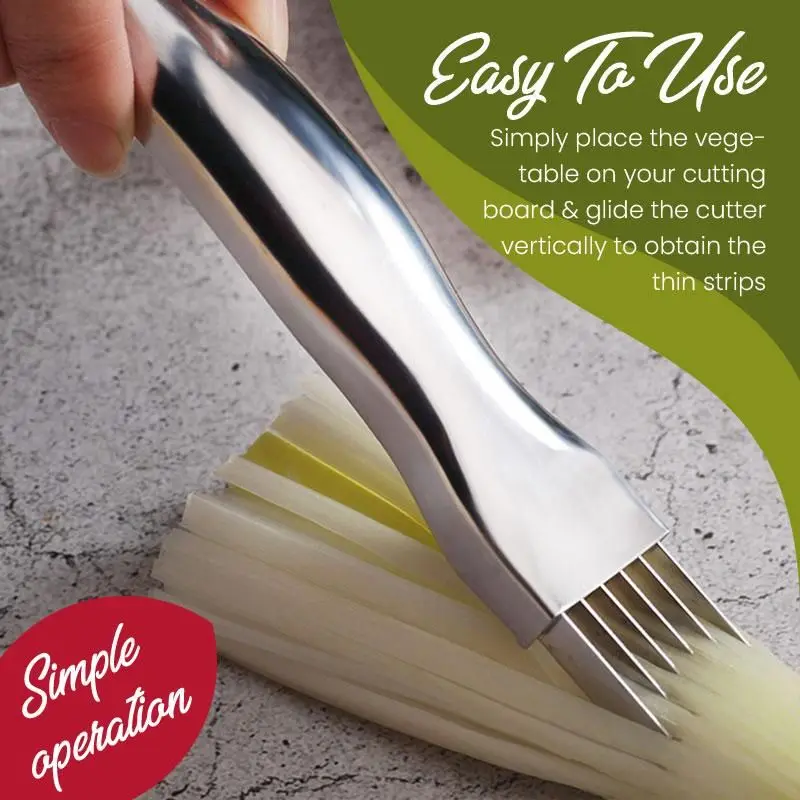 

Stainless Steel Cutter Graters Multifunction Onion Garlic Tomato Vegetable Shredder Slicer Knife Creative Kitchen Cooking Gadget