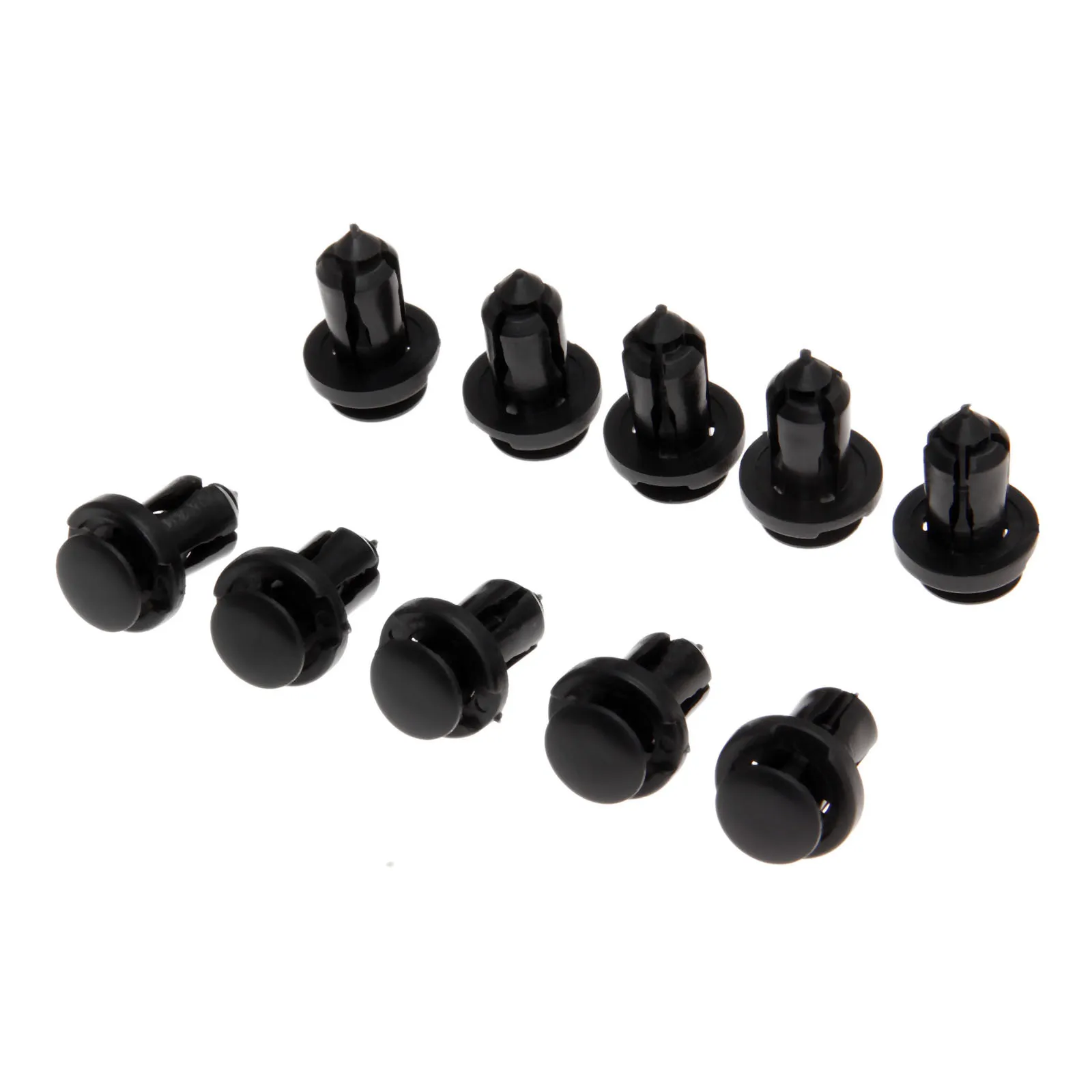 

Зажимы для бампера, пластиковые заклепки для Subaru Impreza Legacy Forester, 10 шт., зажимы для отделки дверной панели, отверстие 10,5 мм