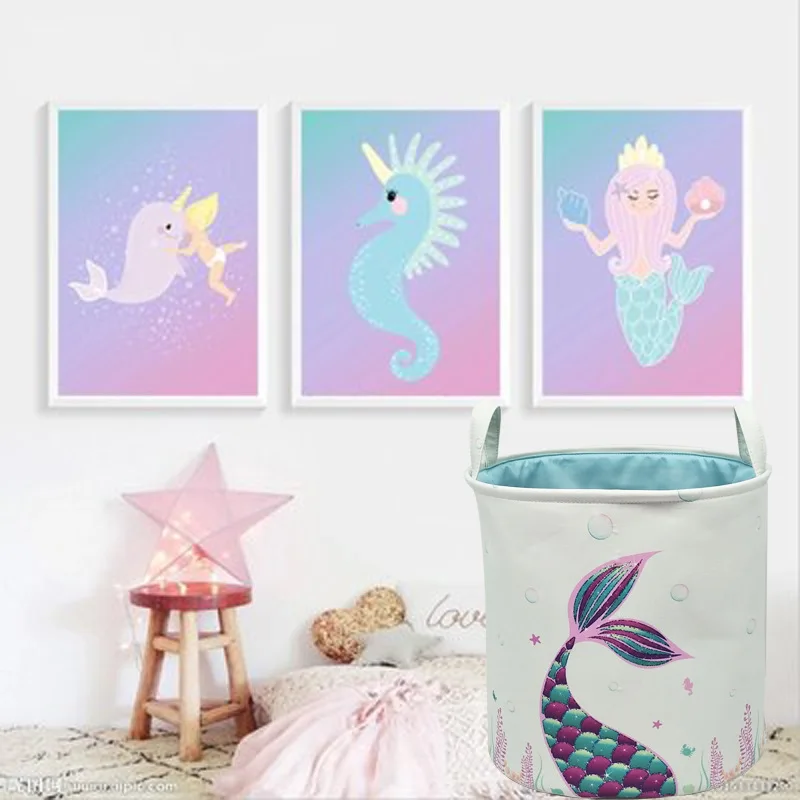 Rectangle Storage Basket Cartoon Rabbit Sundries Organizer Kid Toy Clothes Laundry Bag Home Decoration | Дом и сад