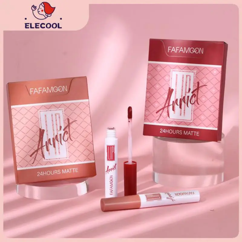 

Matte Texture Matte Lip Gloss Lip Gloss Net Weight 15g Not Easy To Fade 6 Lip Glaze Matte Lipstick Lipstick Cosmetics
