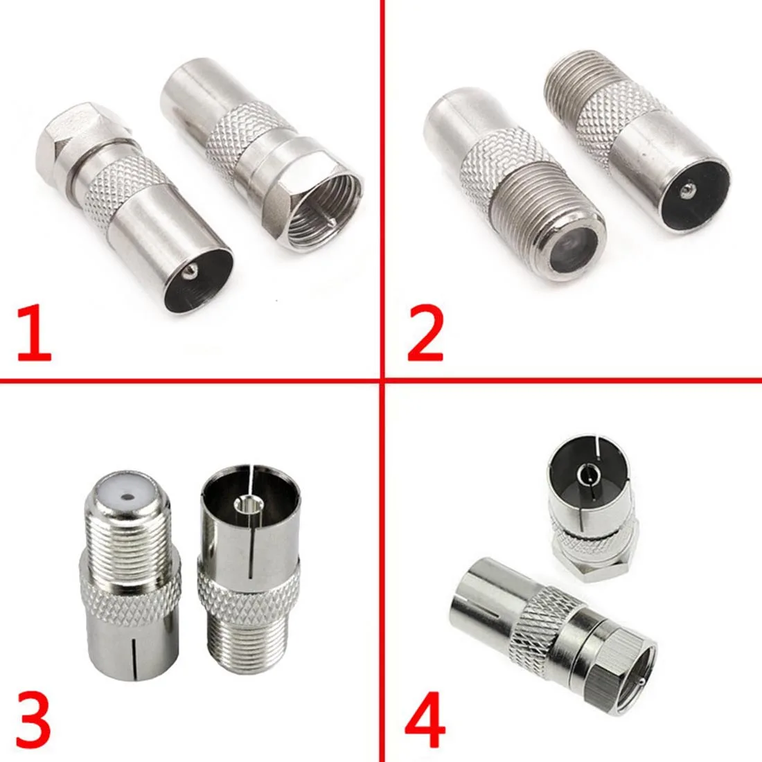 

TV Set-top Box Signal Connection Line British F-Head to RF Antenna Revolution Bus Adapter