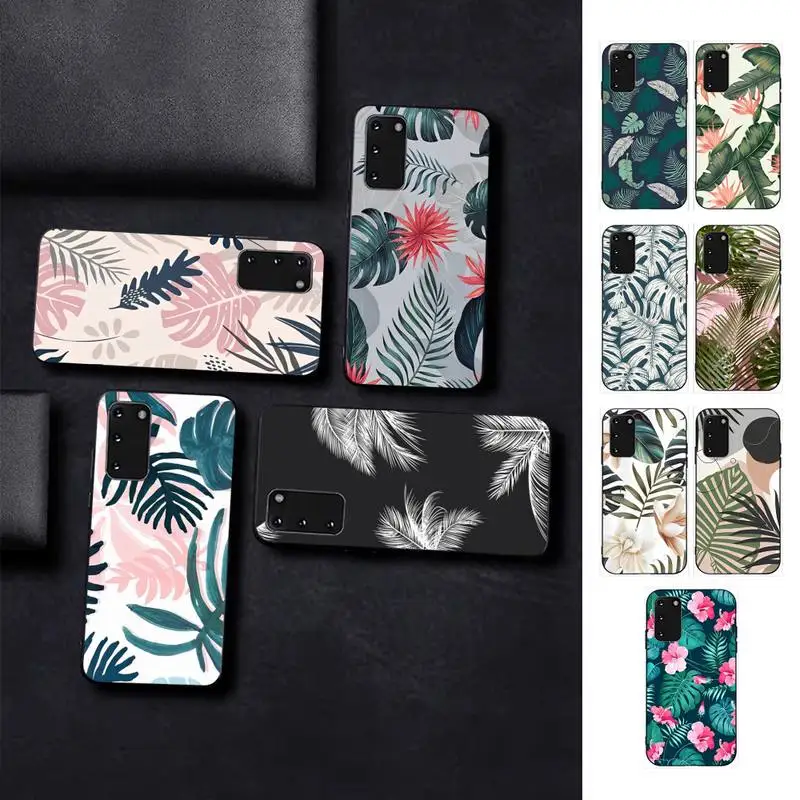 

Palm Tree Leaves Phone Case for Samsung S10 21 20 9 8 plus lite S20 UlTRA 7edge