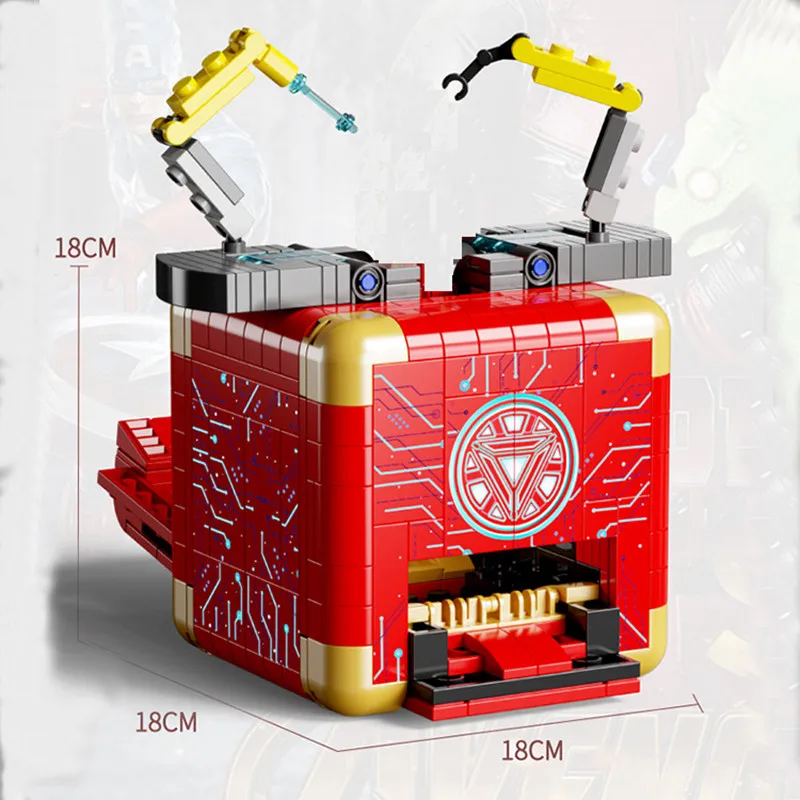 Новинка супергерои Мстители Железный человек переключатель коробка броня