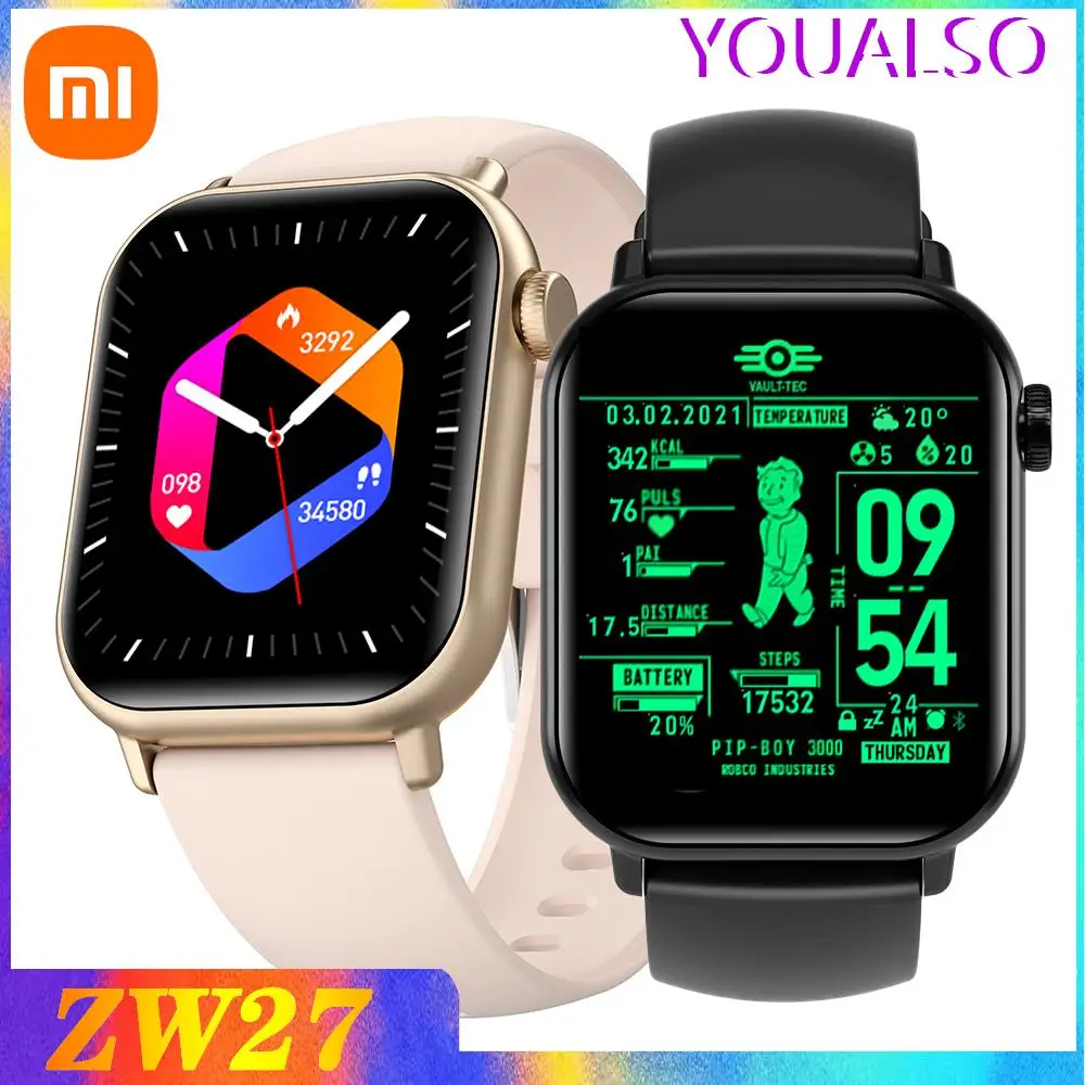 

Смарт-часы Xiaomi мужские сенсорные с поддержкой Bluetooth 1,81 и тонометром