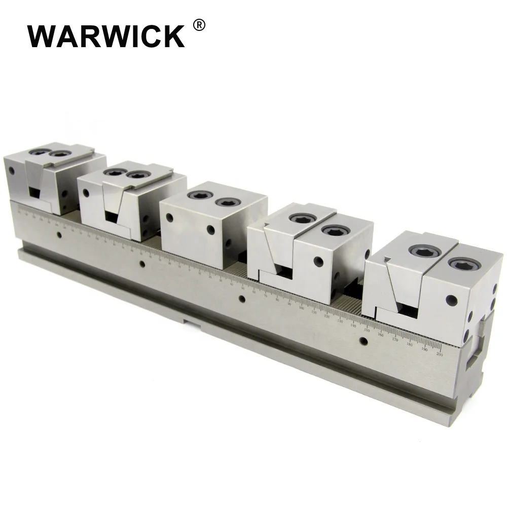 

universal Multiple clamp rail vise in row for CNC machine