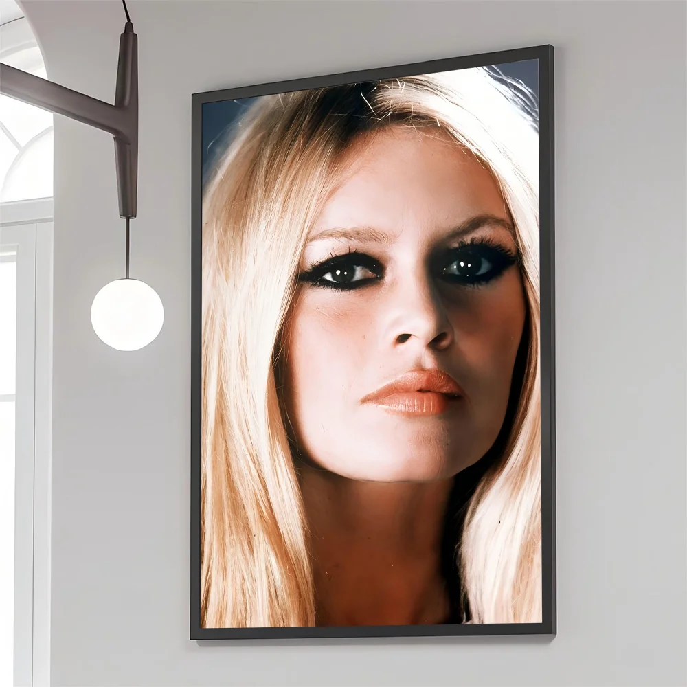 Brigitte Bardot Whitepaper Poster HD Quality Wall Art Painting Study Room Decor