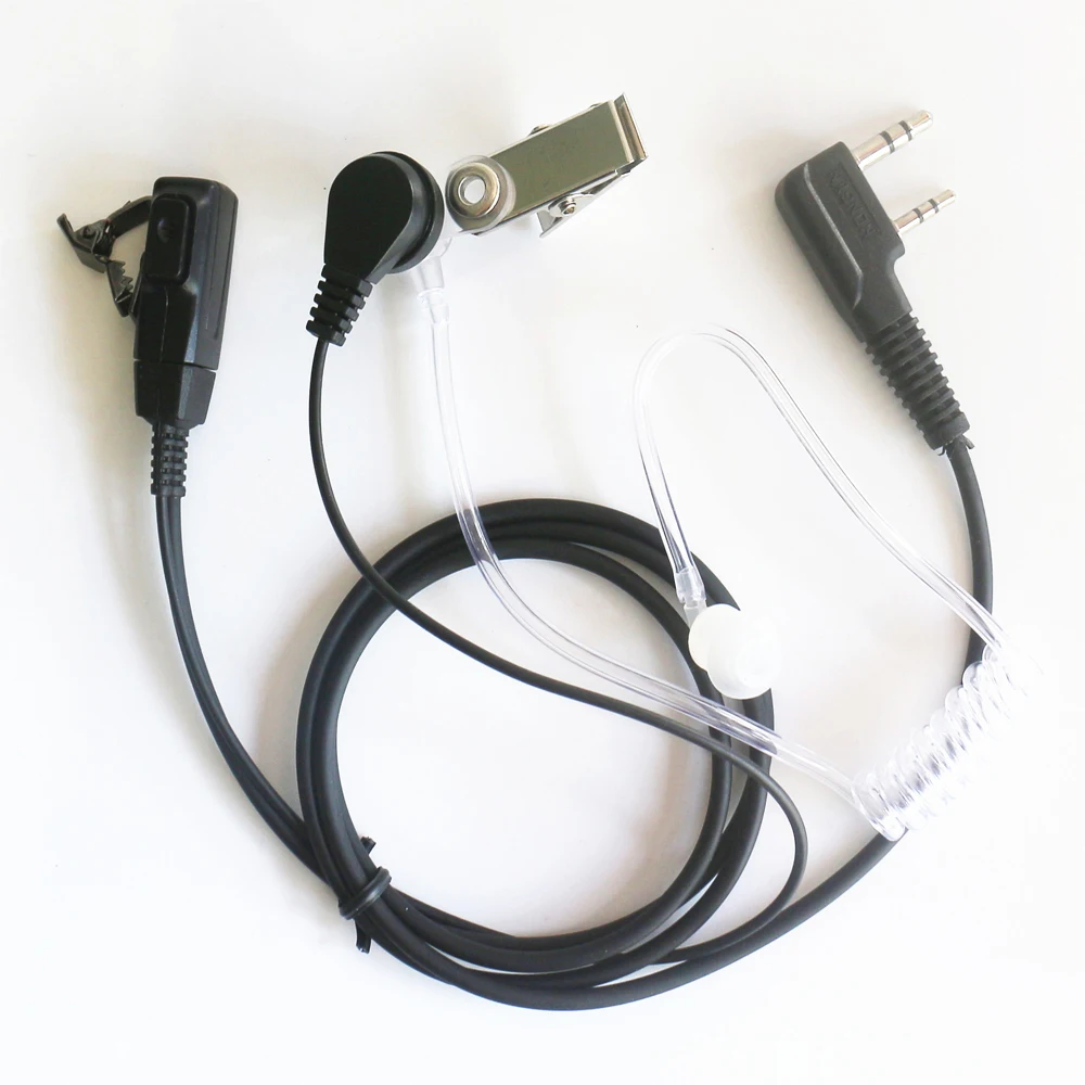 10x акустическая трубка PTT микрофон гарнитура для Kenwood BAOFENG UV-5R UV-82 B5 B6 BF-888s Retevis H777 RT22