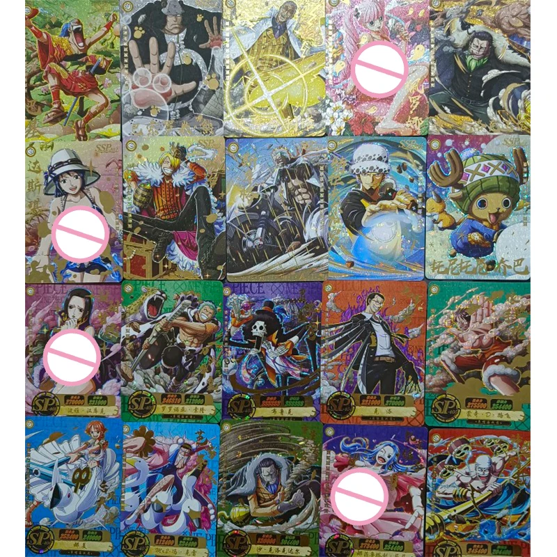 

Аниме One Piece Nami Monkey D. Luffy Perona Roronoa Zoro Ssp коллекции игр, редкие карты, детские игрушки, подарки на день рождения