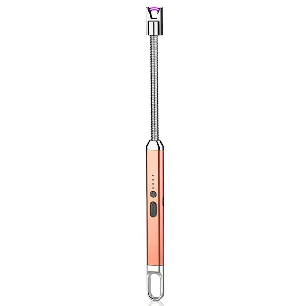 

Great Electric Lighter 4 Colors Igniter No Flame Rechargeable Electric Flameless Lighter Supplies 360 Degree Rotation