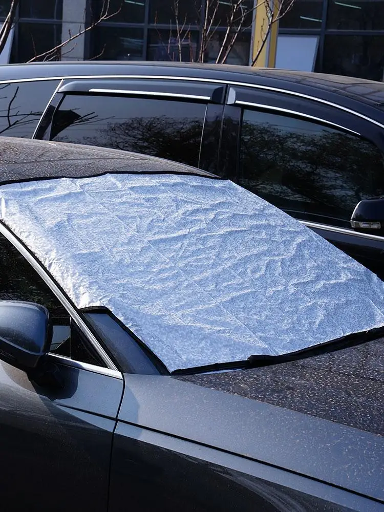 

Водонепроницаемый чехол на лобовое стекло автомобиля, зимний Внешний чехол для автомобиля с магнитной кромкой 245*150 см