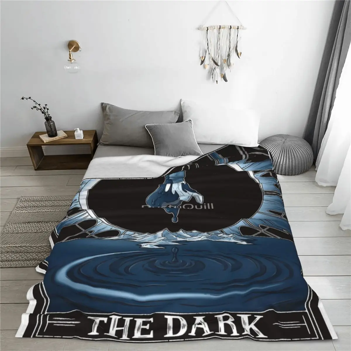 Темный таротестковый (темный) одеяло покрывало на кровать дорожные покрывала для