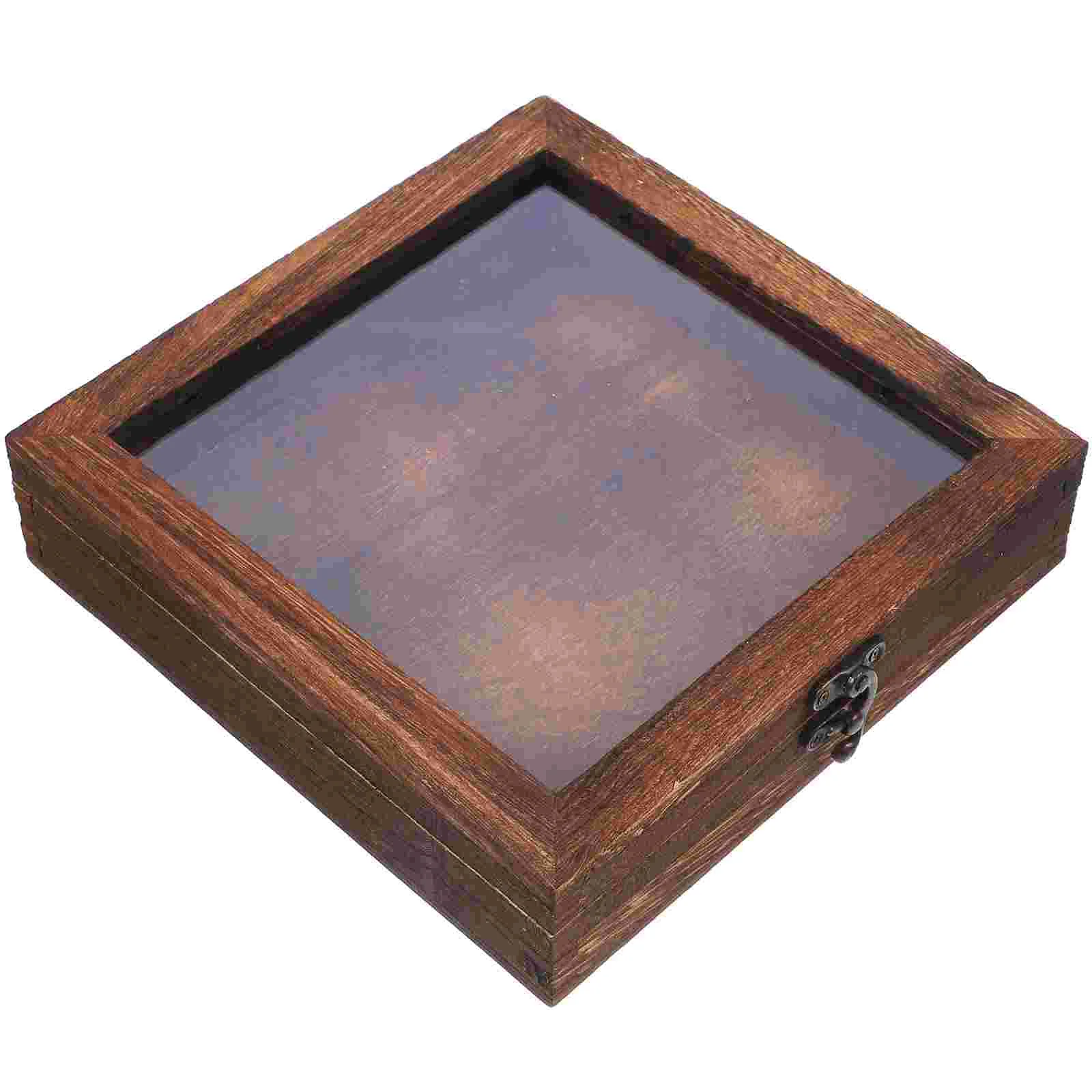 

Insect Display Case Specimen Container Holder Picture Frames Vintage Wooden Box