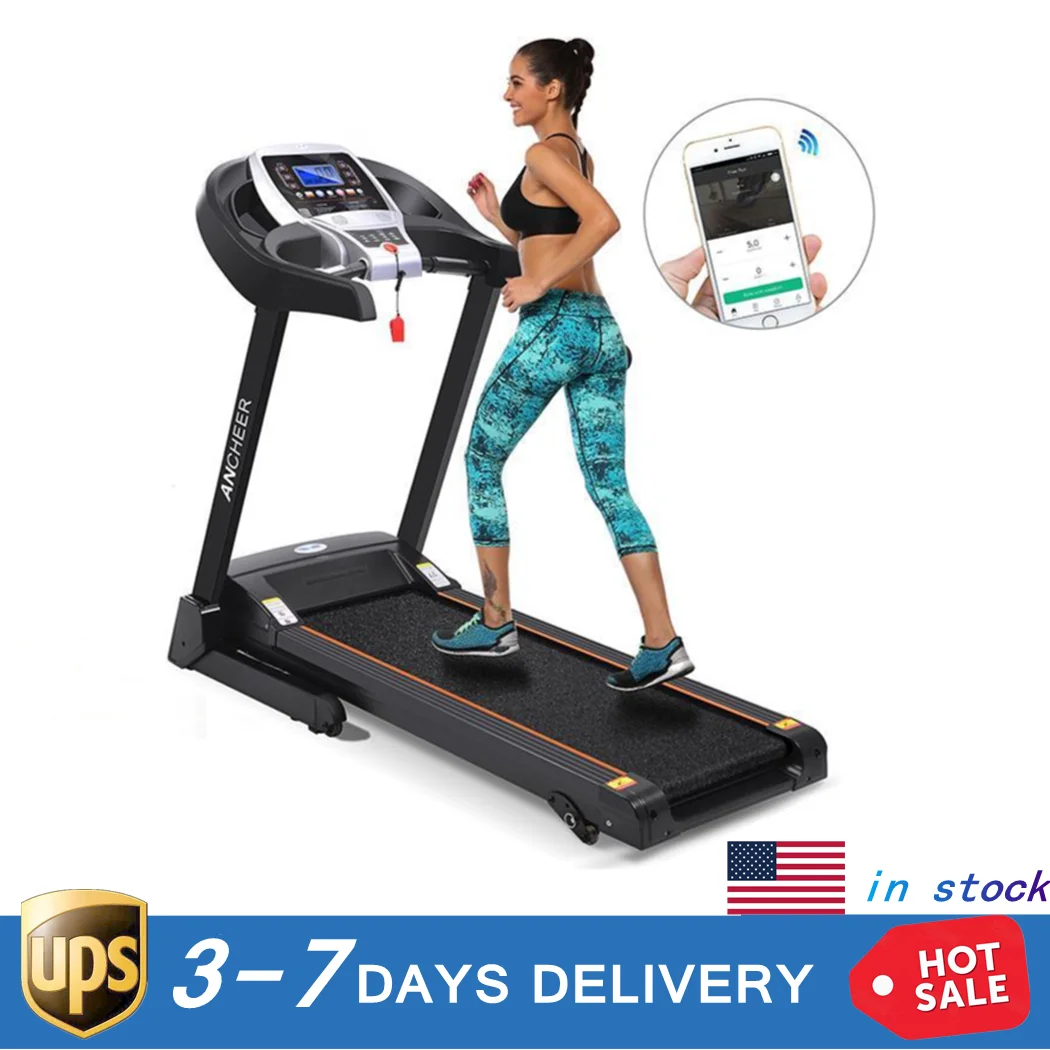 2.25hp Electric Treadmill Folding Electric Running Training Machine Fitness Treadmill Gym Home Sport Fitness Equipment