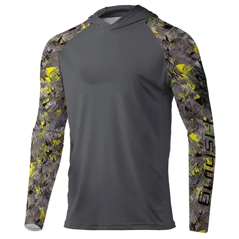 Мужские рубашки с капюшоном для рыбалки женская одежда высокой