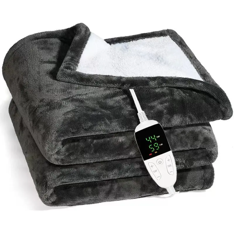 DEZY Flannel 1.8m Electric Blanket Thicker Mattress Double Body Heating Blankets Thermostat Winter Body Warmer Heater Heated