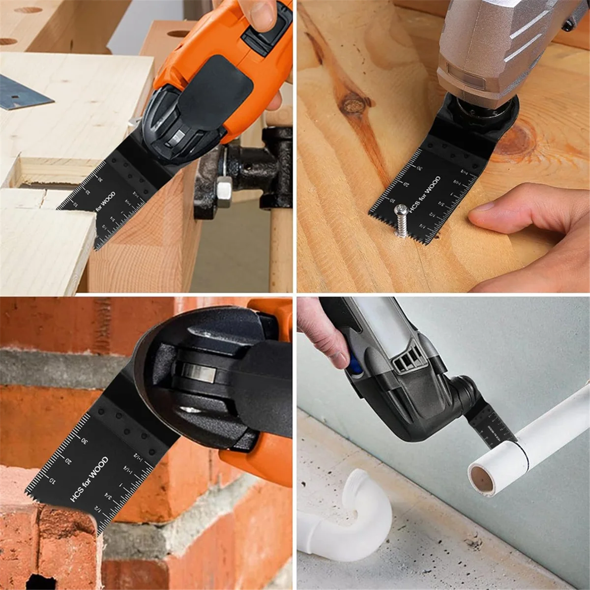 Лезвия для многофункциональных инструментов 10 шт. осциллирующих пильных полотен