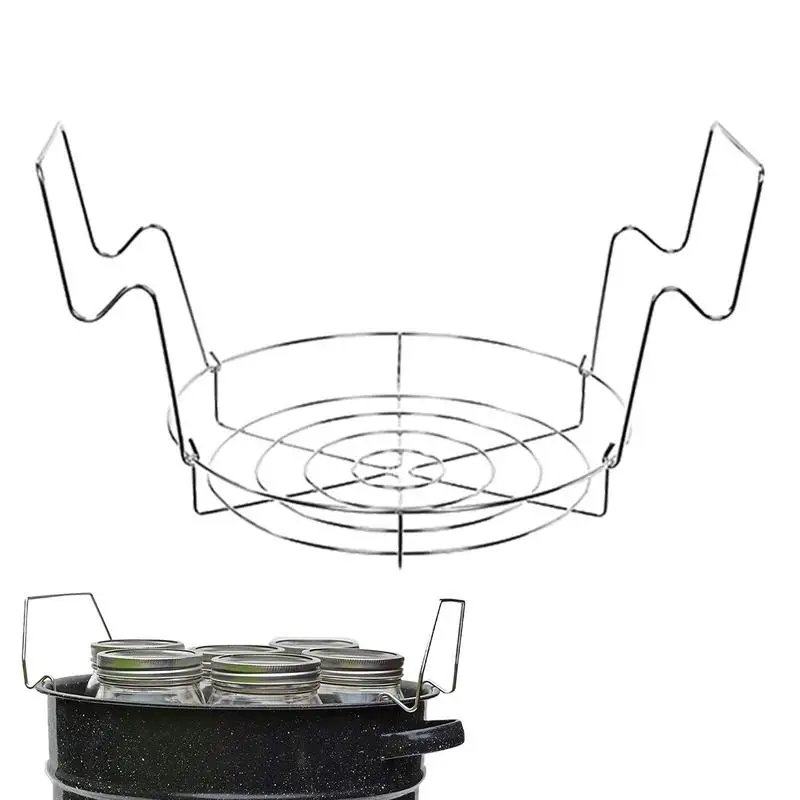 

Wire Rack Multifunctional Hanging Pot Cover Rack Canning Rack For Spherical Tanks Flat Canning Rack Rack Pot Lid Storage Rack