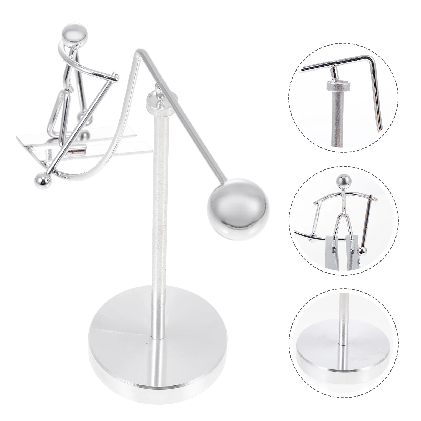 

Balancing Man Ornament Tumbler Balance Ornament Desktop Balancing Decor Skiing Man Balance for Home