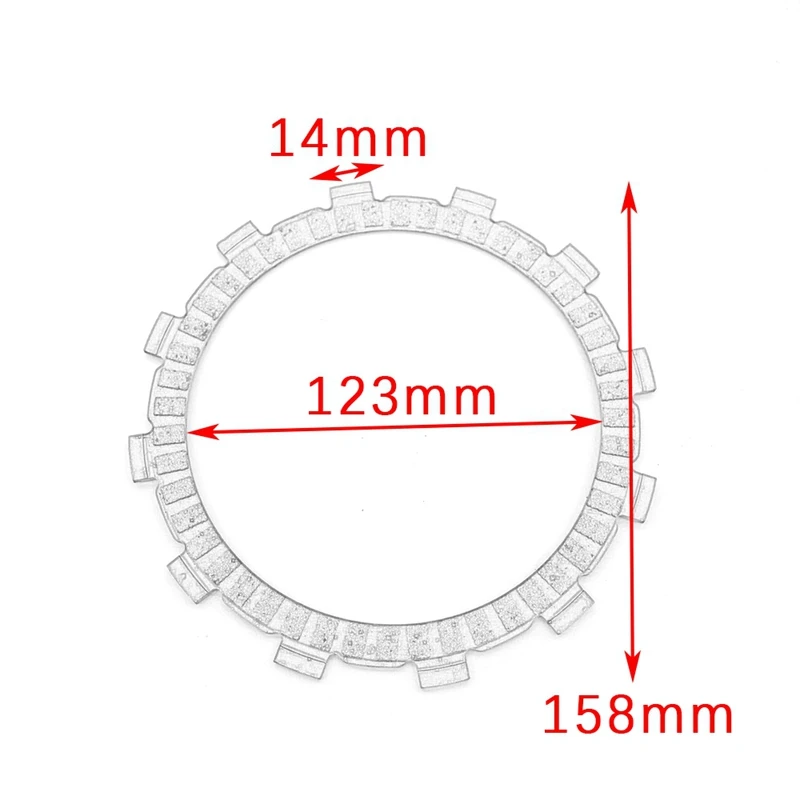 Набор фрикционных пластин сцепления на бумажной основе для мотоциклов BMW F650 F650GS