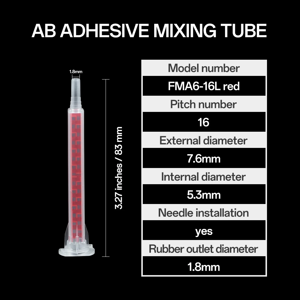 

Статический миксер для эпоксидных смол 50 шт.