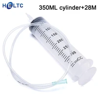 350ml plastic disposable injector syringe for refilling measuring nutrient for feeding for mixing liquids needles tube