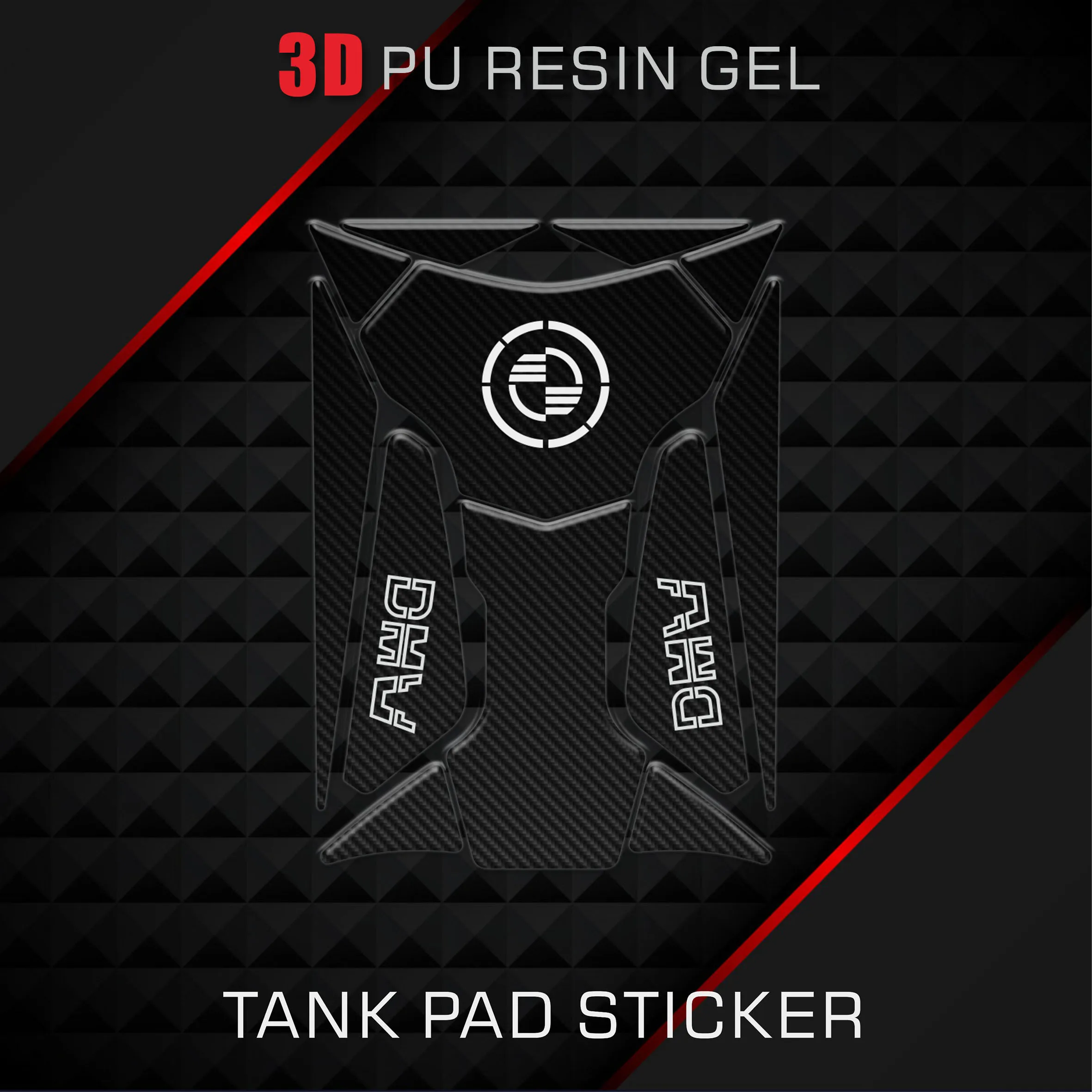 

5D Motorcycle Stickers Tank Pad Protector Carbon Fiber Decals Accessories For s1000rr 2023 s 1000 RR 1000RR HP4