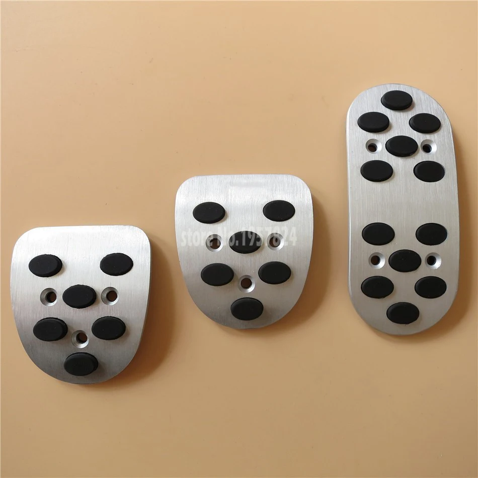 

DEE Car Accessory for Mitsubishi Lancer MT Fuel Sports Brake Foot Rest pedals pad covers pads stickers covers styling