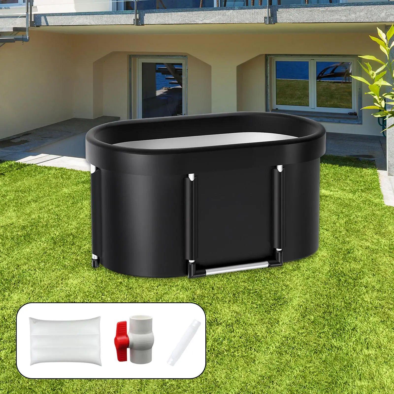 Ванна для льда Складная душа большая ванна купания портативная спортсменов