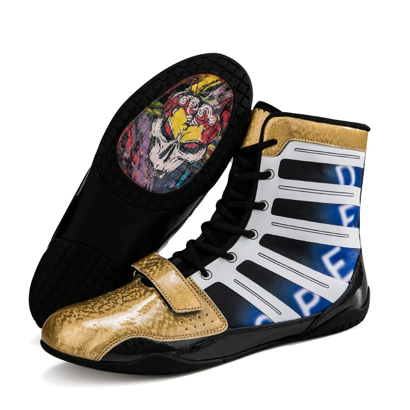 

Professional wrestling shoes, fighter Shoes, boxing shoes, Weight lifting shoes，Men's Comprehensive Competition Training Shoes