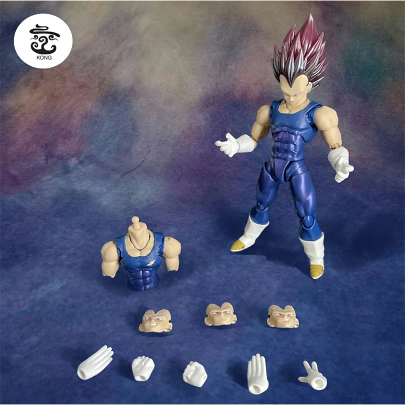 

In Stock Dragon Ball Kong Studio Vegeta Vegeto Vegetto Anime Action Figure Ornament Model Doll Toy Gifts