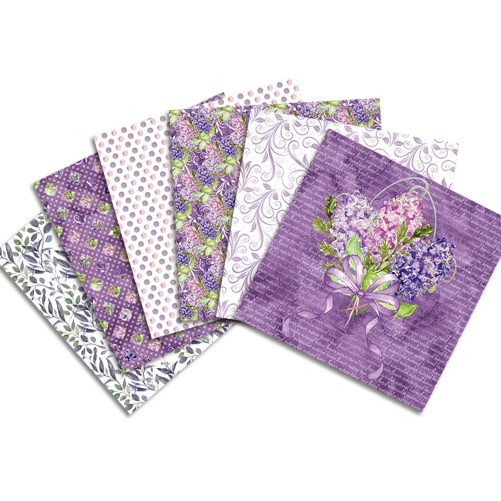 

Purple Scrapbook Paper Pad Personalised Scrapbook Coloured Paper Aesthetic Decorative Stationery Paper DIY Craft Daily Planner