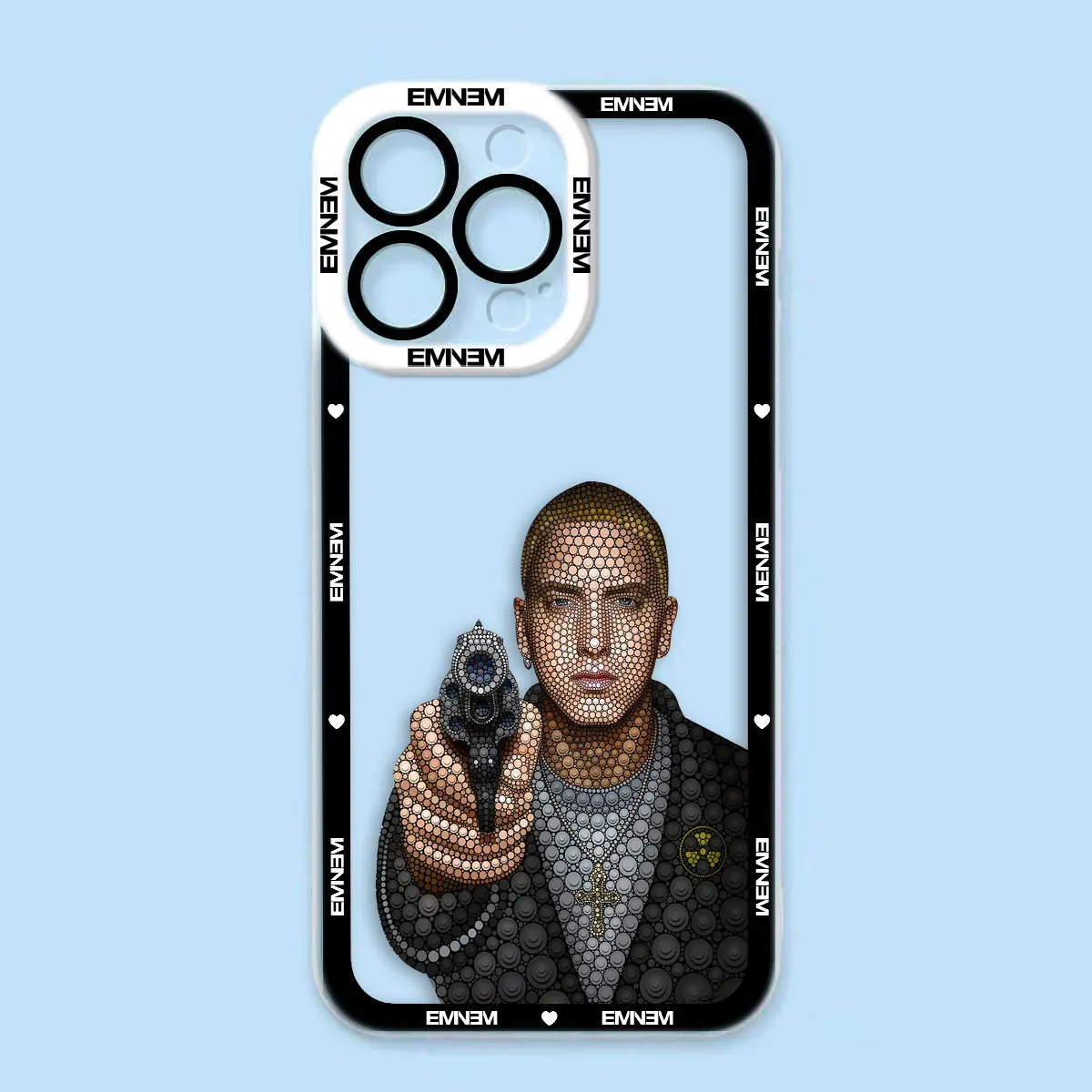 Фото Прозрачный чехол для телефона OPPO RENO 15 15F 14 14F 13 13F 12 12F 11 11F 10 8 PRO 8T 7 7Z 6Z 5 5F, чехол-накладка в стиле хип-хоп E-Eminem №5