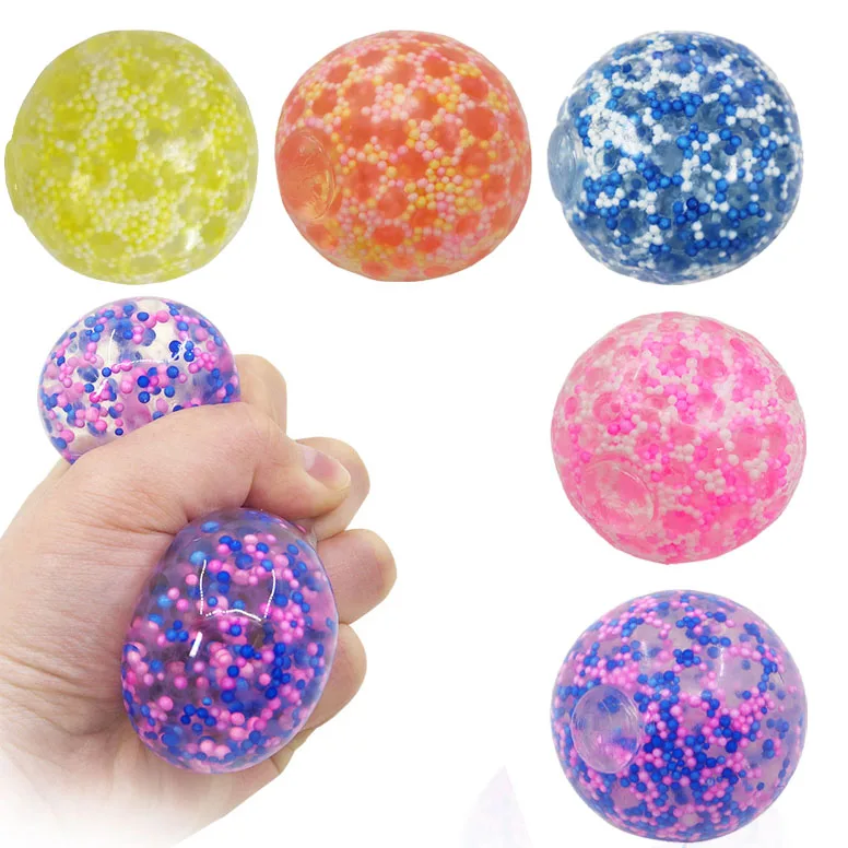

Creative TPR Squeeze Ball Compression Dimple Toy Adult Children Squeeze Decompression Ball Decompression Sitting Simple Toy