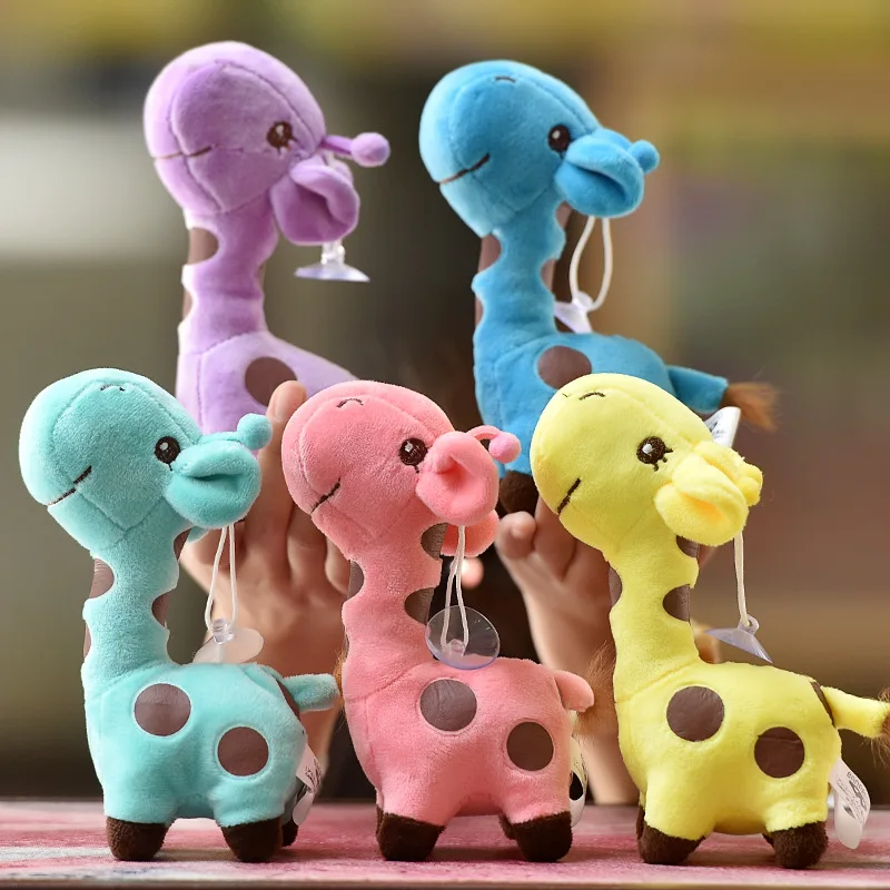 

Little Colorful Deer Plus Fat Giraffe Toy Sika Deer Wedding Plush Doll Children's Toys Gifts Stuffed Animal Patung Dolls