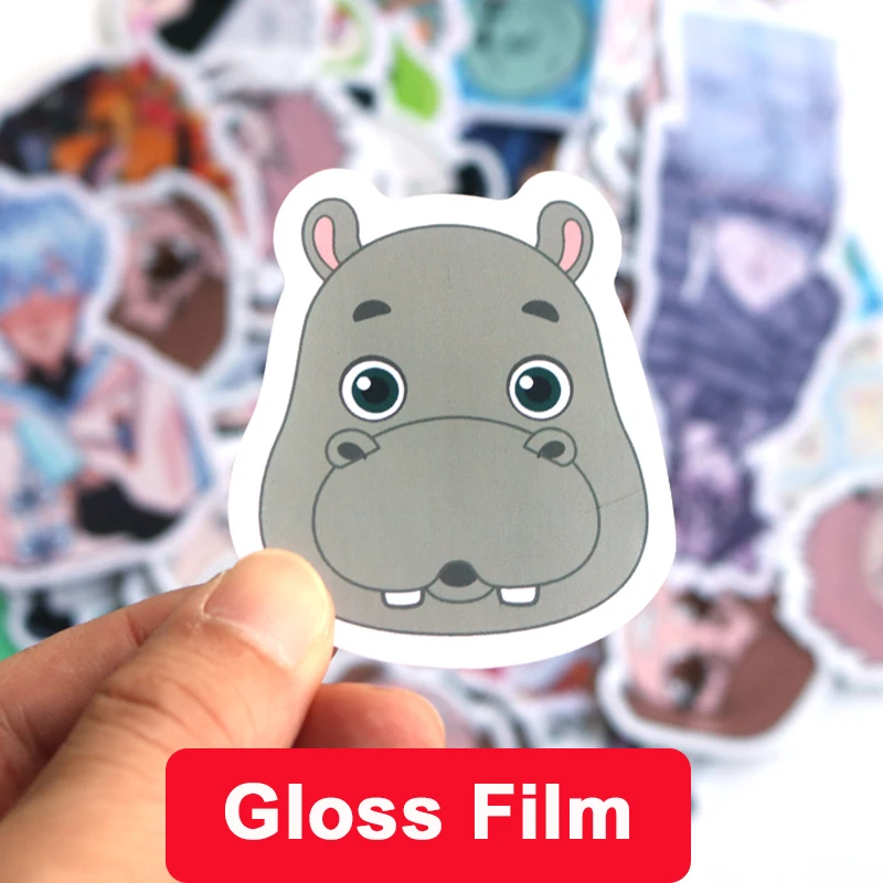 

500 шт., виниловые водонепроницаемые наклейки для ноутбука