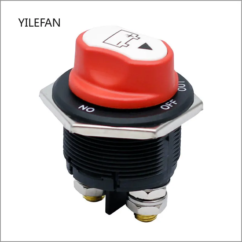 Car Battery Isolator Kill Switch Battery Disconnect Switch Power Master Cut/Shut Off Switch for Marine Boat RV ATV Vehicle