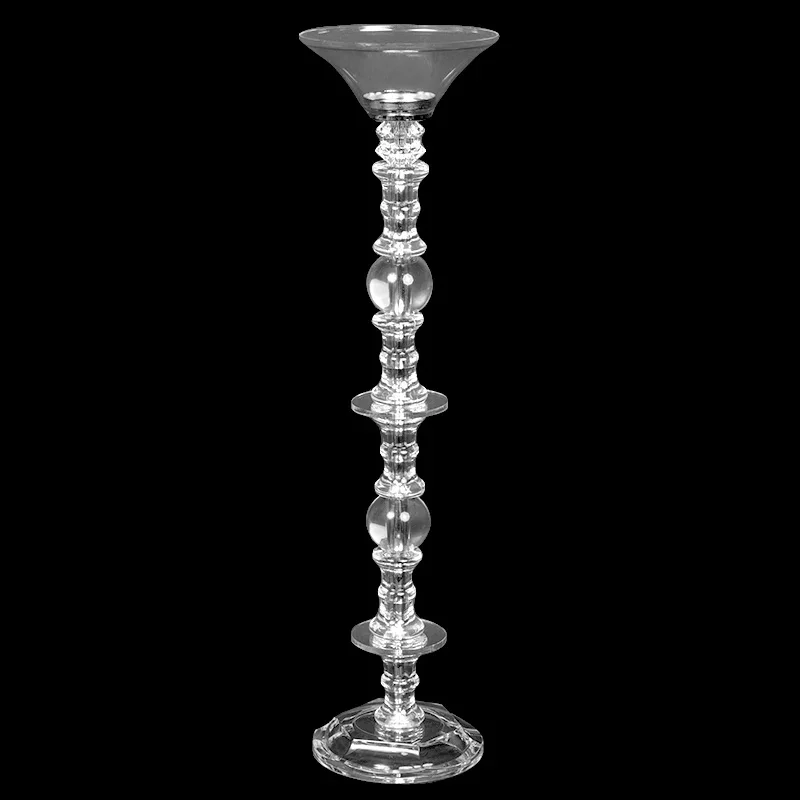 Роскошный акриловый свадебный фон цветочный подсвечник Центральная подставка