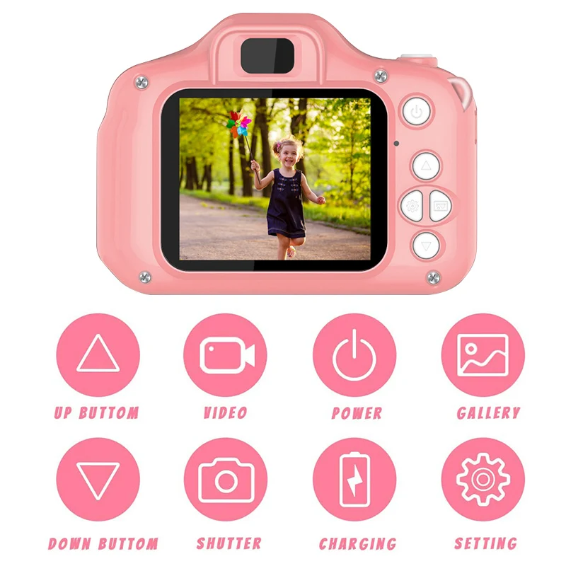 Детская мини-камера образовательные игрушки цифровая камера 1080P проекционная