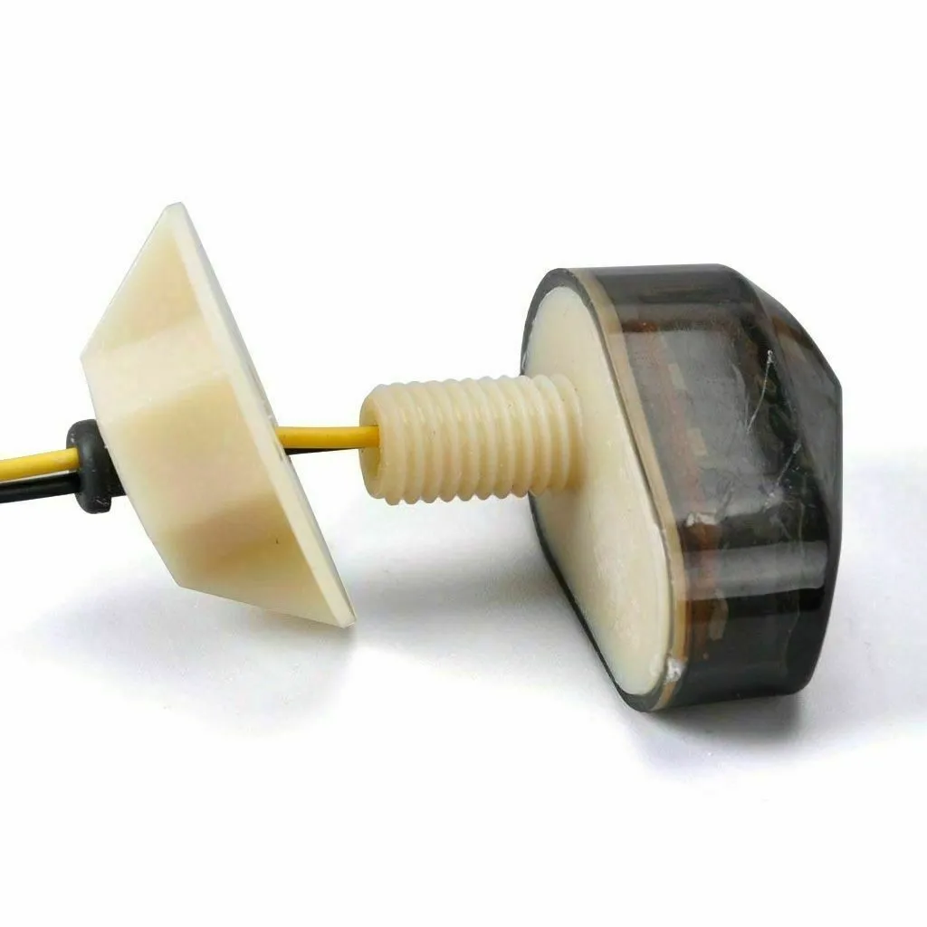 1 пара мотоциклетных указателей поворота дымовые светодиодные мигалки для