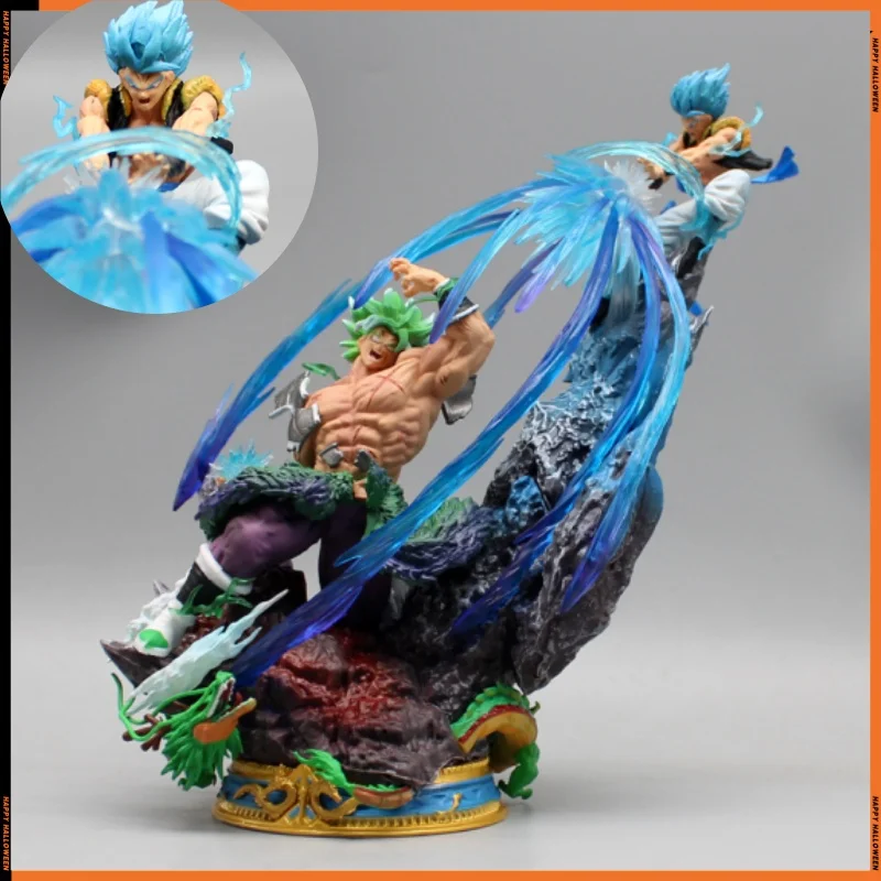 Аниме Dragon Ball Z Broly VS Gogeta Экшн-фигурка Коллекционная Модель Из ПВХ Готовые Товары