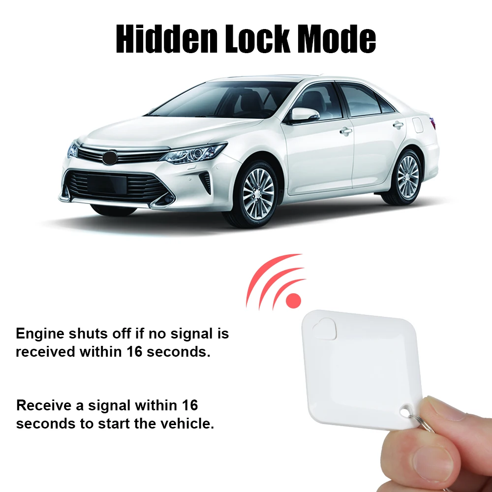 M506 12V Car Immobilizer RFID Engine Lock Fuse Relay Isolator System Anti-theft Device Wireless Vehicles Motorcycle Accessories - купить по