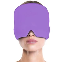 gel ice headache migraine relief hat cold therapy migraine relief cap comfortable strechable ice pack eye mask for puffy eyes
