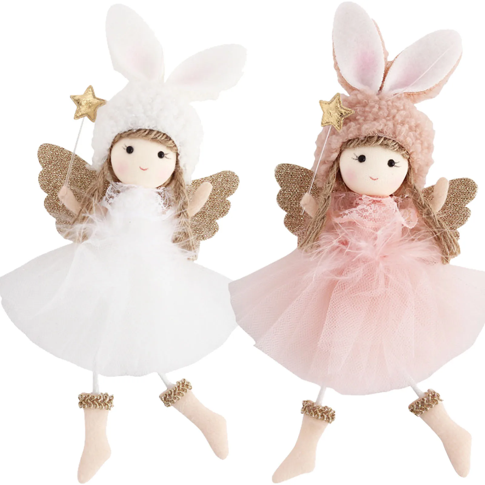 

Рождественские куклы, ангел, подвесные украшения, елочные украшения, ремесла, товары для рождевечерние, для домашнего декора, детские подар...