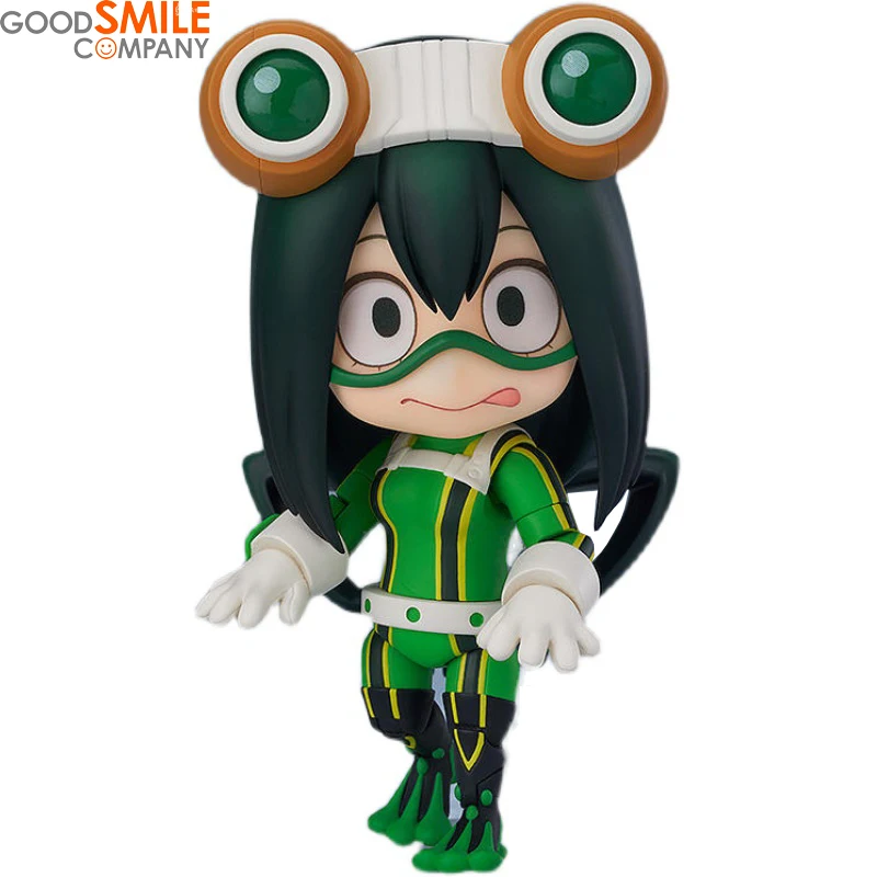 

100% оригинал, хорошая улыбка, Nendoroid ГСК 1272, моя геройская академия, Asui Tsuyu HERO, экшн-версия, фигурка кукла модель игрушка 10 см