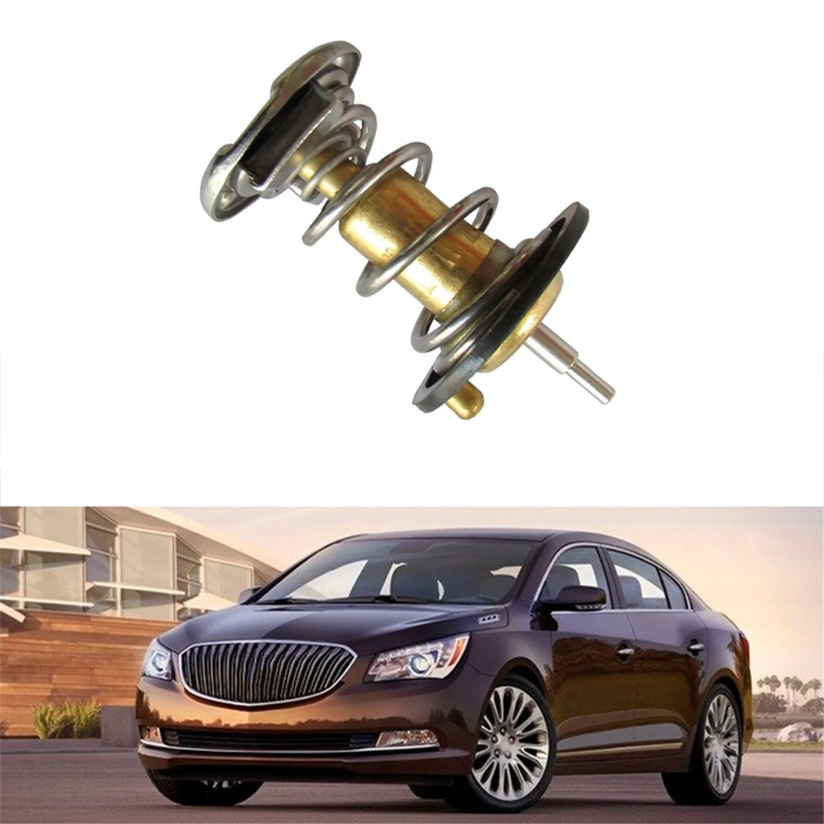 Термостат охлаждения двигателя для Chevrolet Captiva equimpinox ala Buick Lacrosse Cadillac SRX XTS 3.6L 12651113