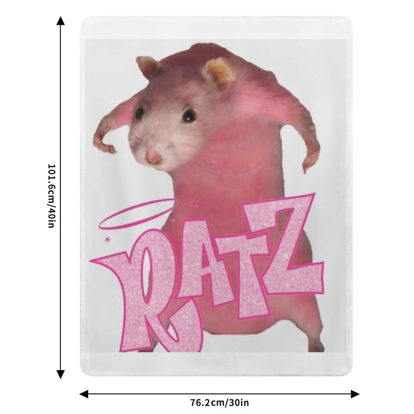 Забавный плед RATZ для кемпинга, роскошный многофункциональный декоративный плед для кроватей, утолщенный, очень большой размер. (art.: 3920dcb5c4245) - 3920dcb5c4245
