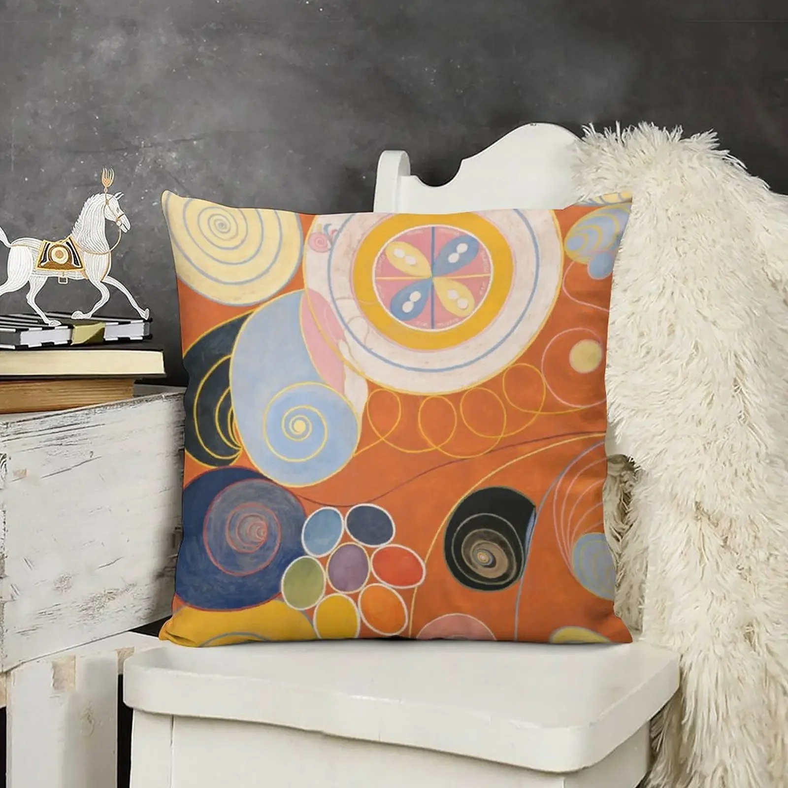 Hilma af Klint - Группа IV The Ten Largest No. 3 Молодежная декоративная подушка подушки для
