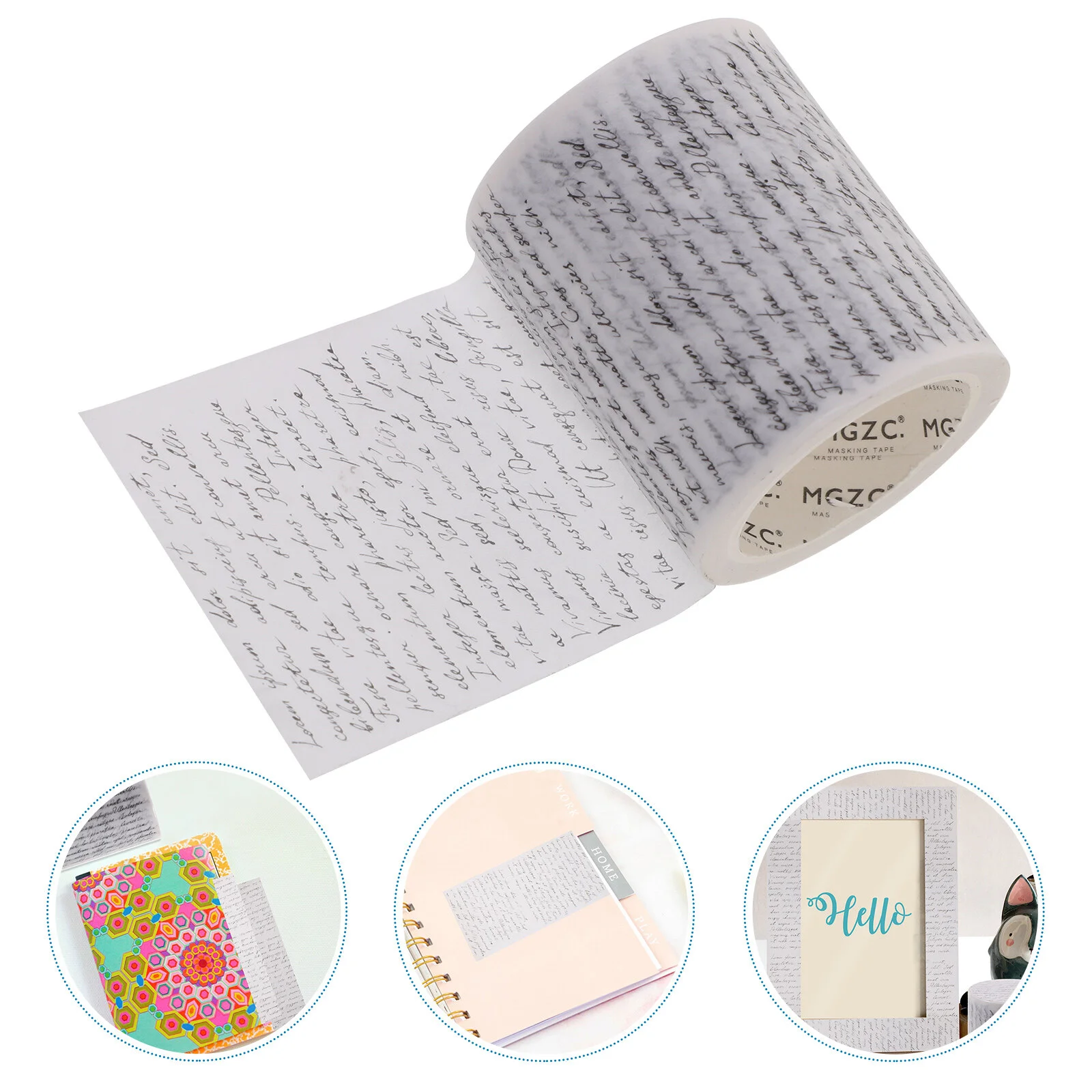 

Vintage Paper Tape Decorative Washi Paper Tape DIY Adhesive Scrapbook Sticker Crafting Tapes for Scrapbooking Diary Notebook